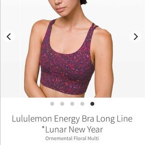 Lululemon Energy Bra Long Line